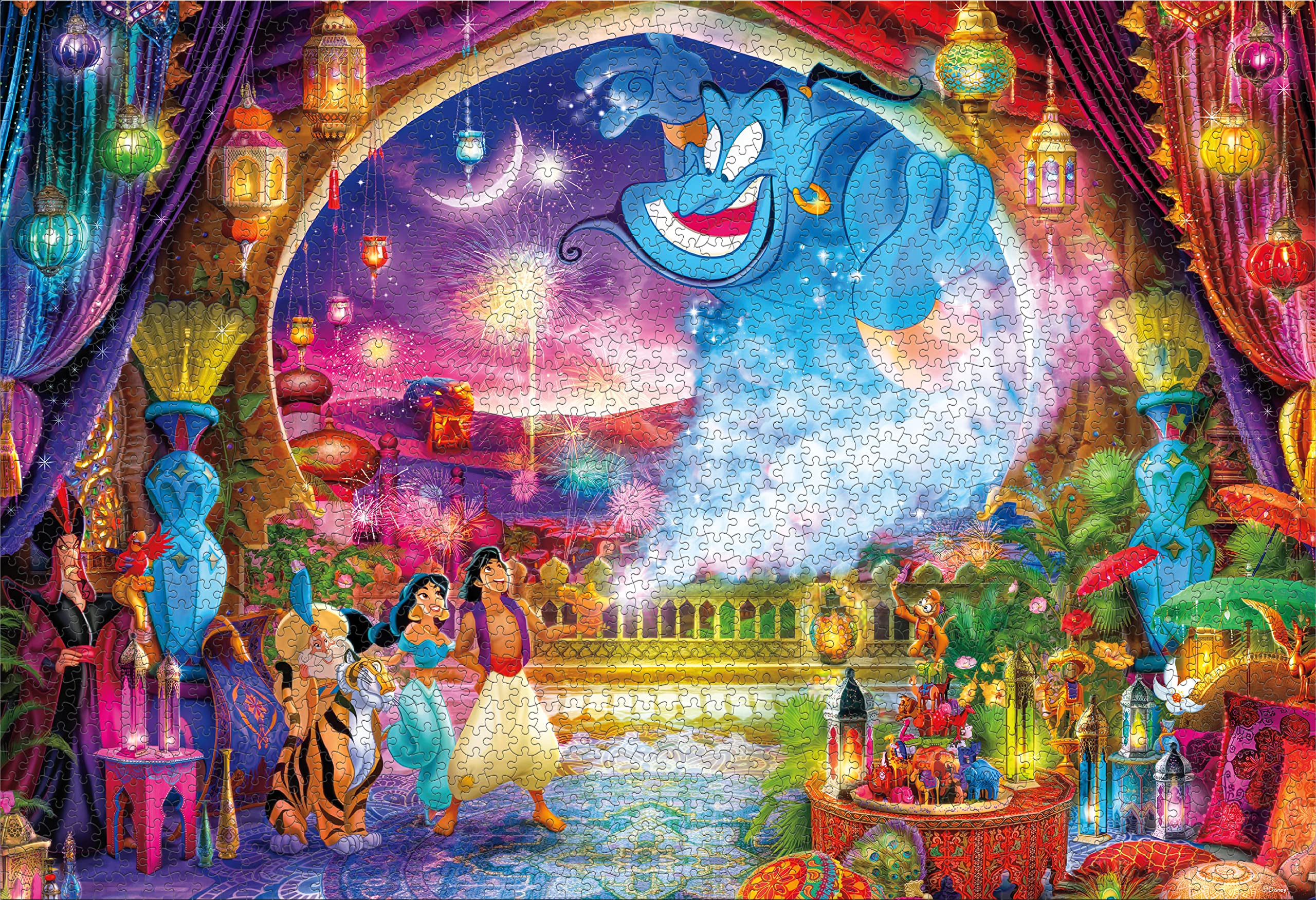 Amazon.com: Ceaco - Disney - Aladdin - 2000 Piece Jigsaw Puzzle
